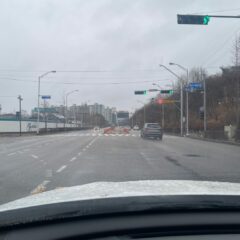 편의점 갈 때 운전 연습